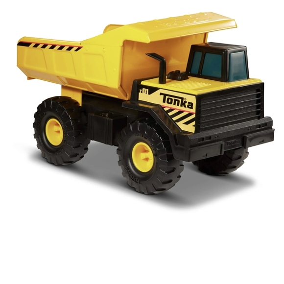 Tonka Steel Classics Dump Truck - Yellow and Black Large 17" - Picture 2 of 14